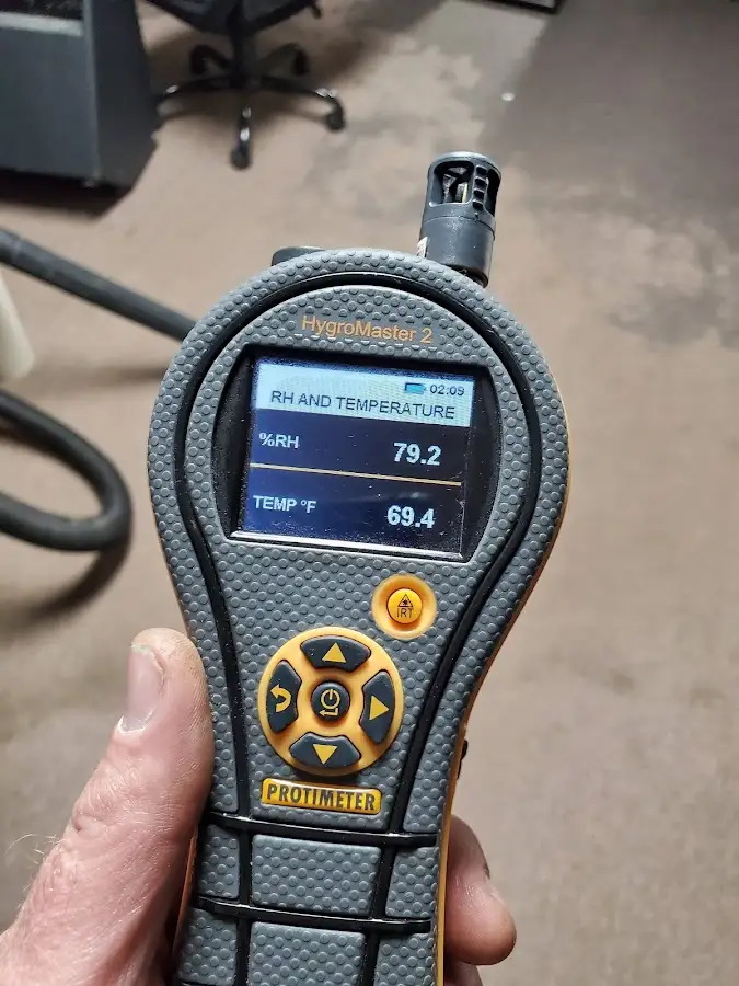 Moisture meter humidity assessment for Fire & Smoke Damage Restoration in North Olmsted